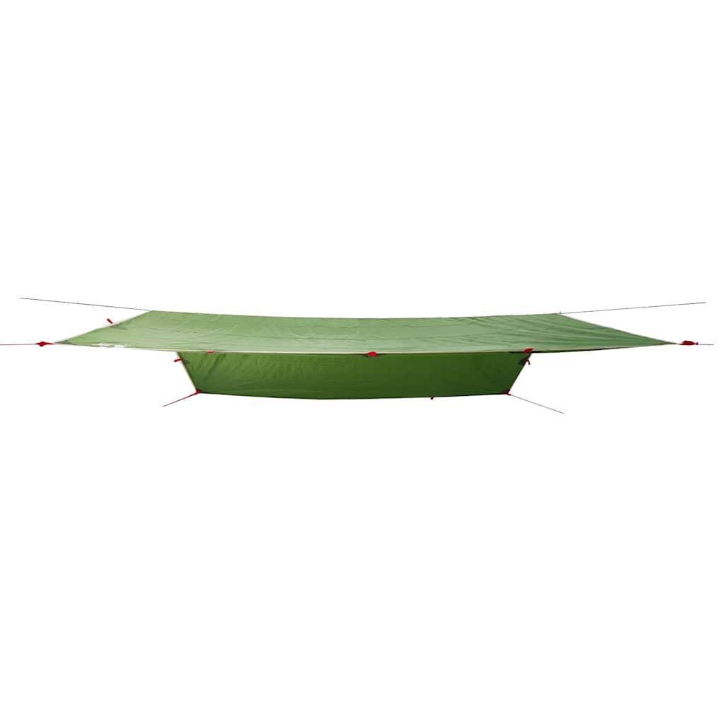 Tarp de Survie Tissu Oxford Ultra-Résistant Imperméable Abri pour Bushcraft Vert 360x294 cm – ComfortXL Outdoor Living - Image 4