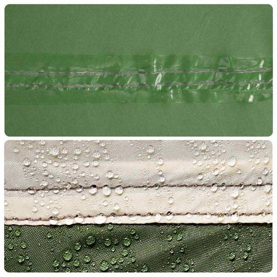 Tarp de Survie Tissu Oxford Ultra-Résistant Imperméable Abri pour Bushcraft Vert 360x294 cm – ComfortXL Outdoor Living - Image 9