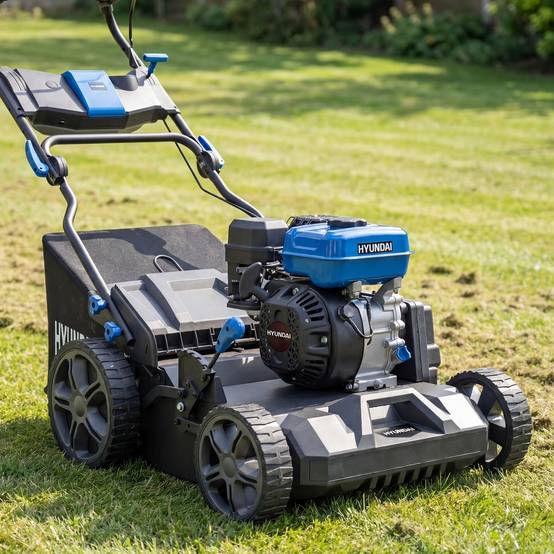 Scarificateur Aérateur Thermique 44 cm 223 cm3 7,5 CV - 6 Hauteurs, Bac 45 L HYSC225X Hyundai - Image 5
