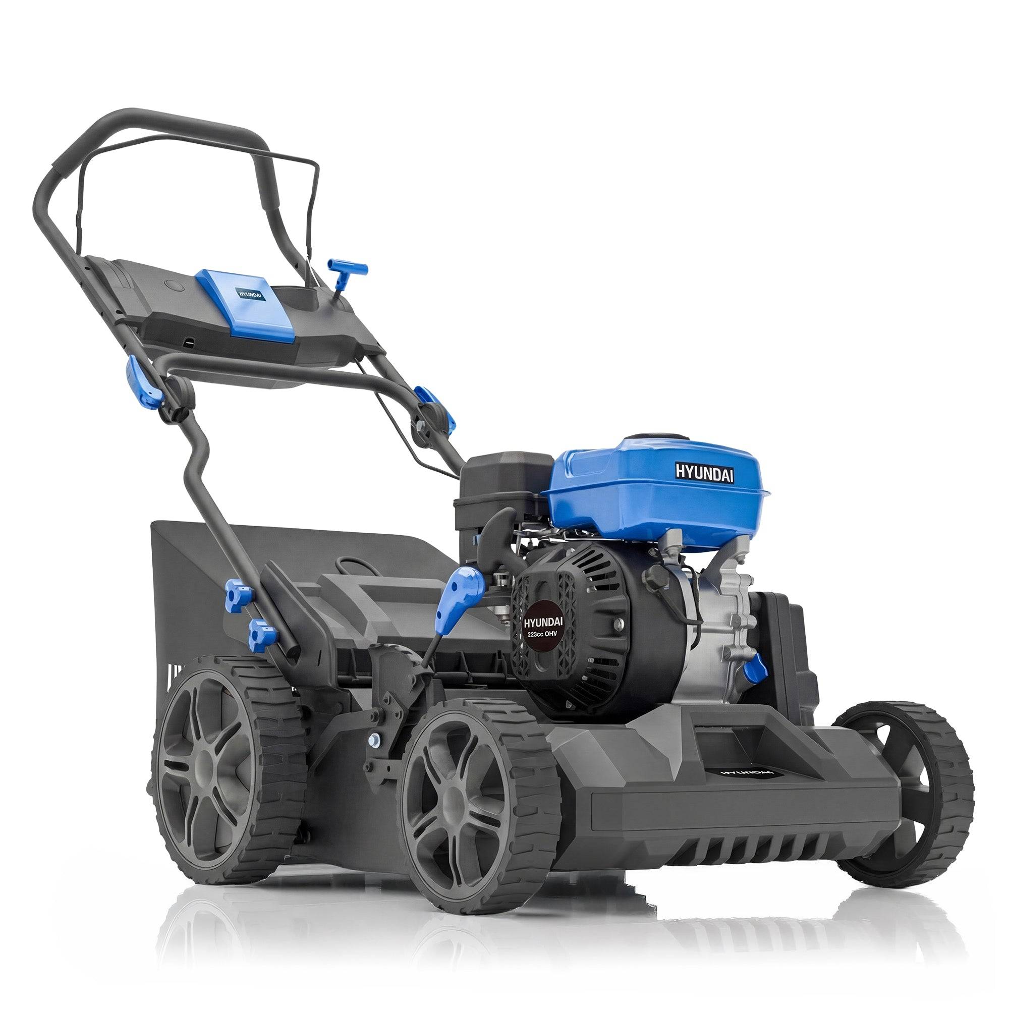 Scarificateur Aérateur Thermique 44 cm 223 cm3 7,5 CV - 6 Hauteurs, Bac 45 L HYSC225X Hyundai - Image 1