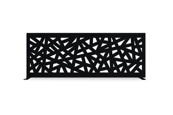 Casanoov Lot de 3 panneaux décoratifs RUIVO noir H.160 cm motif intégral - Image 8