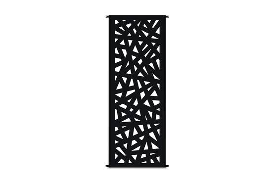 Casanoov Lot de 3 panneaux décoratifs RUIVO noir H.160 cm motif intégral - Image 5