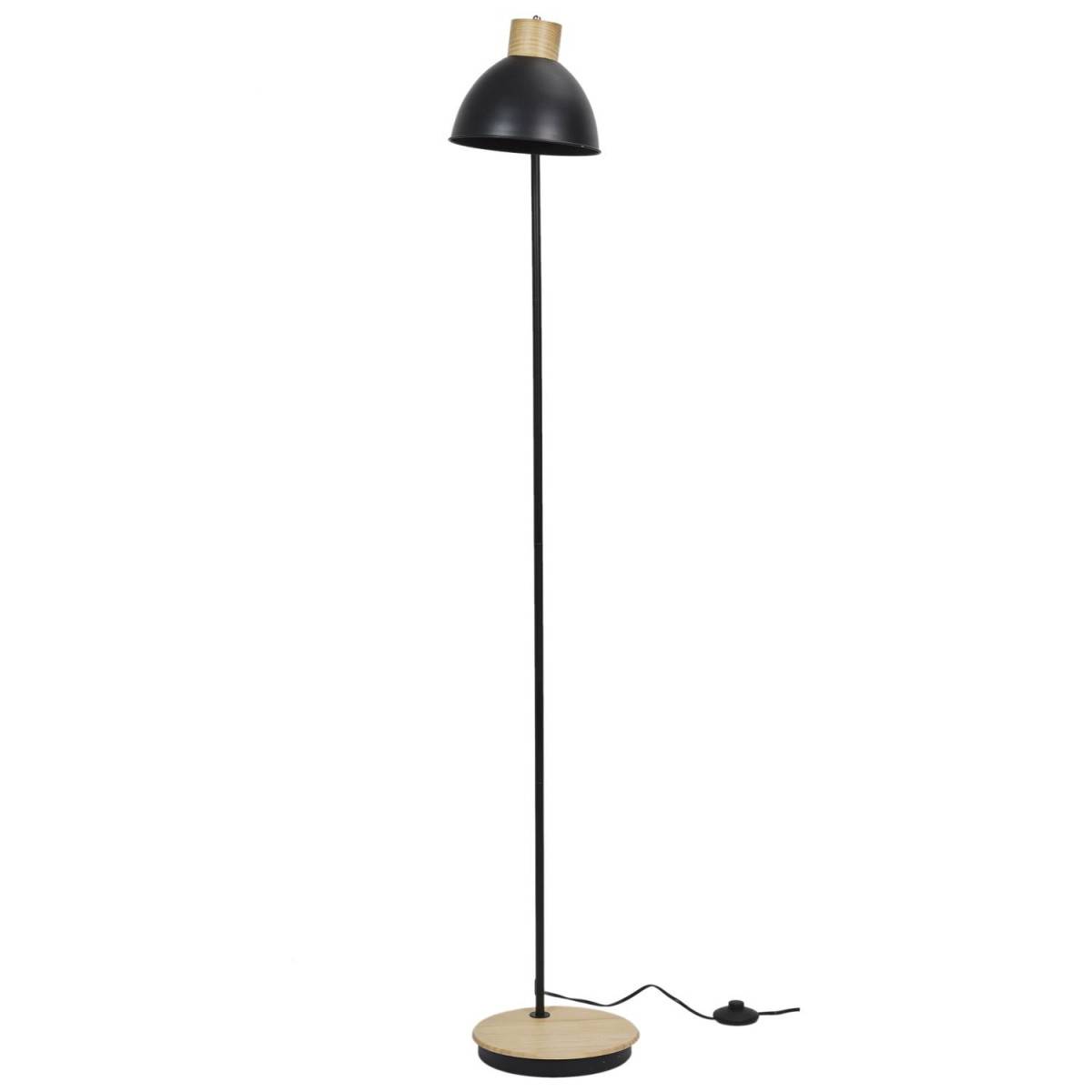 The Home Deco Factory - Lampadaire Industriel "Jarred" 145cm Noir - Image 2