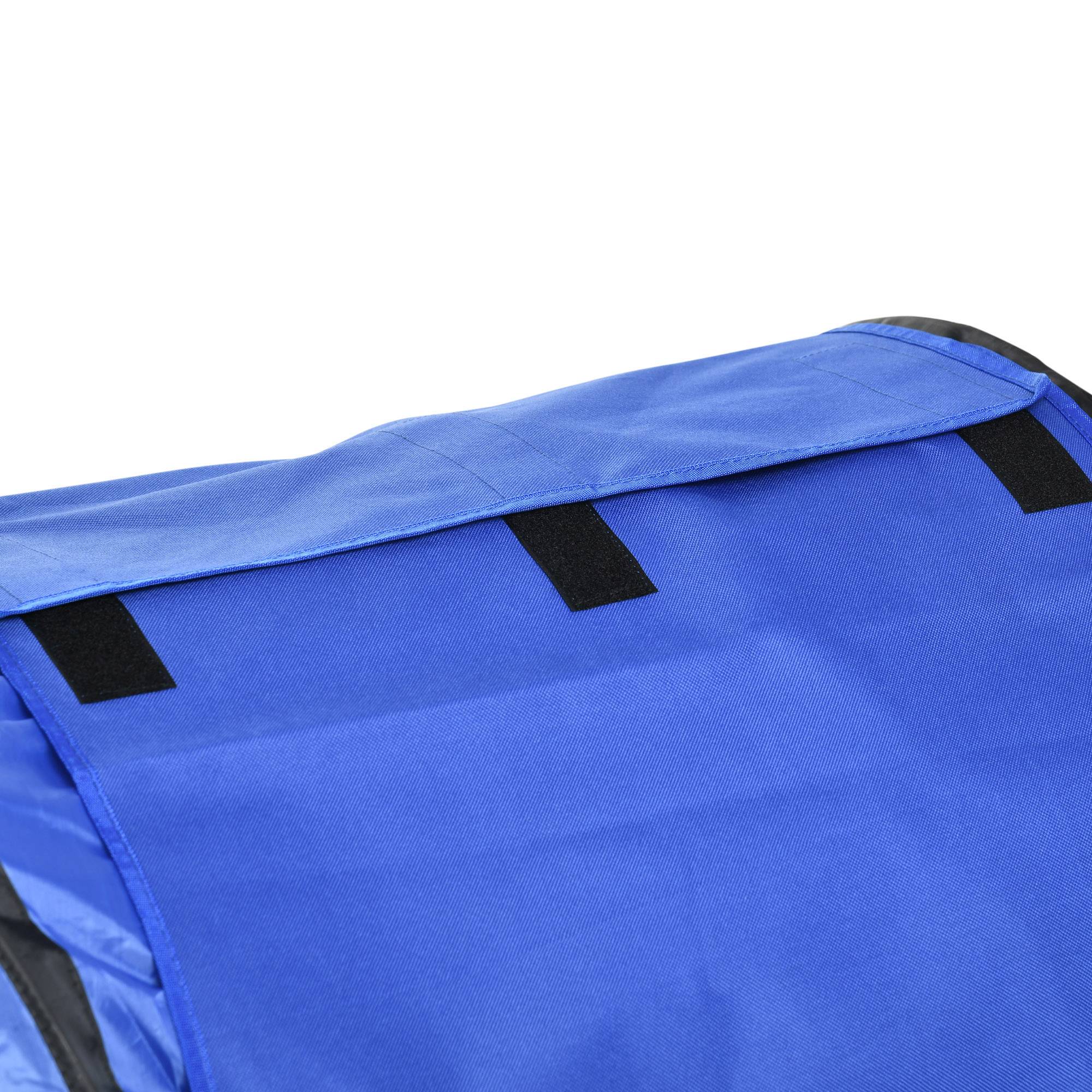 ComfortXL - Parcours agilité chien plastique 7 pièces bleu rouge blanc réglable extérieur - ComfortXL Outdoor Living - Image 10