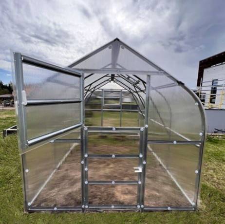 Serre KLASIKA*DROP 10m2, 2,5m x 4m, 6 mm avec revêtement en polycarbonate - Image 6