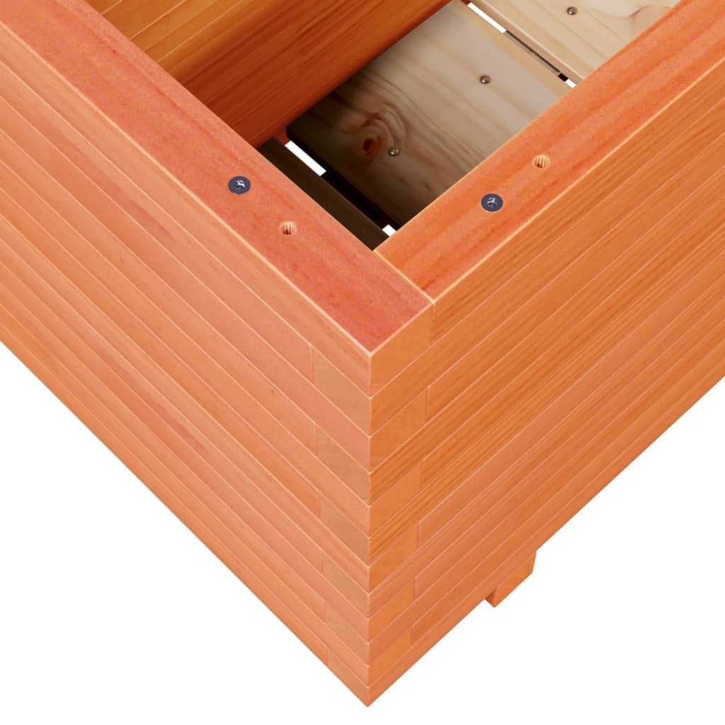 Vidaxl - Jardinière-Pot de fleur-Bac à fleurs cire marron 90x40x49,5 cm bois de pin massif 317769 - Image 7
