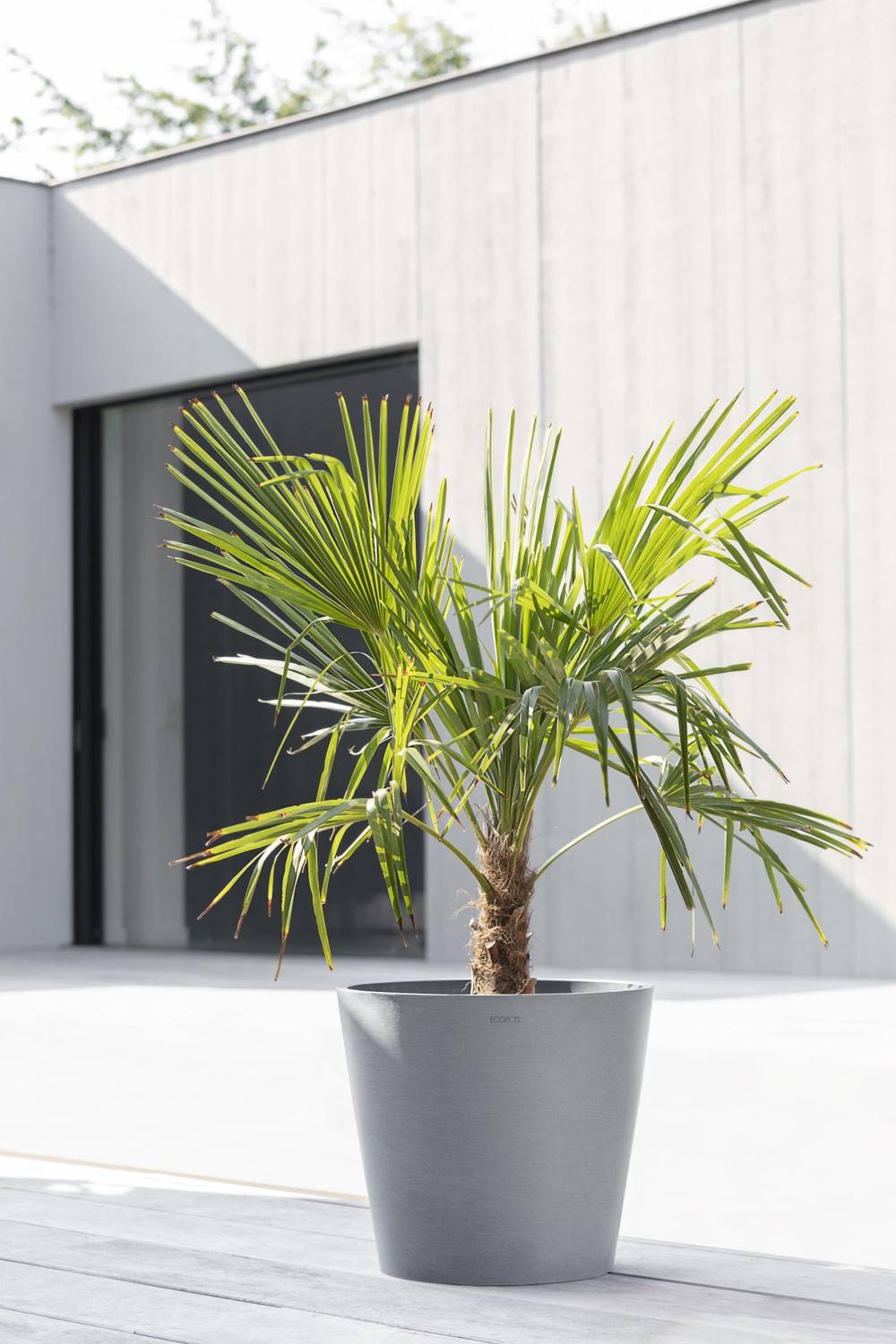 Ecopots - Pot Rond Amsterdam 40 Bleu Gris - Ø 40 x H. 35 cm - 28 L ECOPOTS - Image 4
