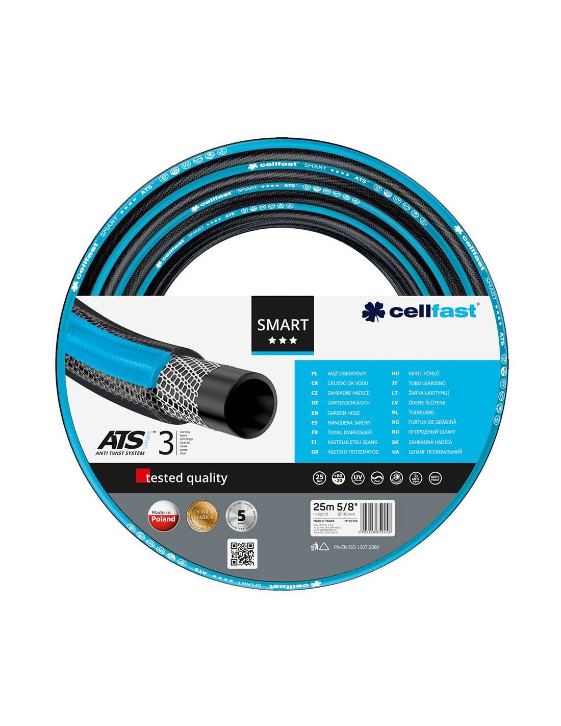 Tuyau D'irrigation Smart Ats 15 Mm X 25 M Cellfast - Image 1
