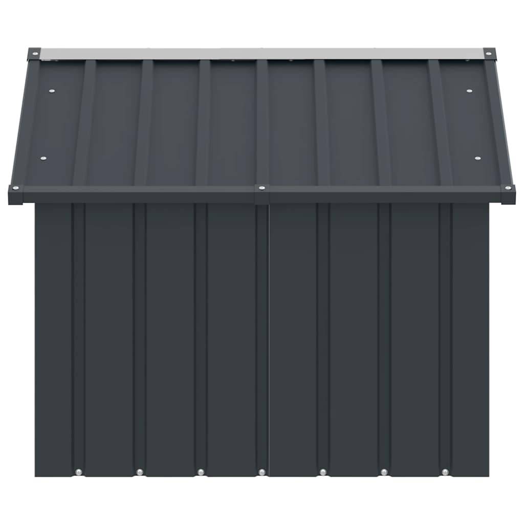 Vidaxl - Niche pour chien Anthracite 116,5x103x81,5 cm Acier galvanisé vidaXL 171540 - Image 7