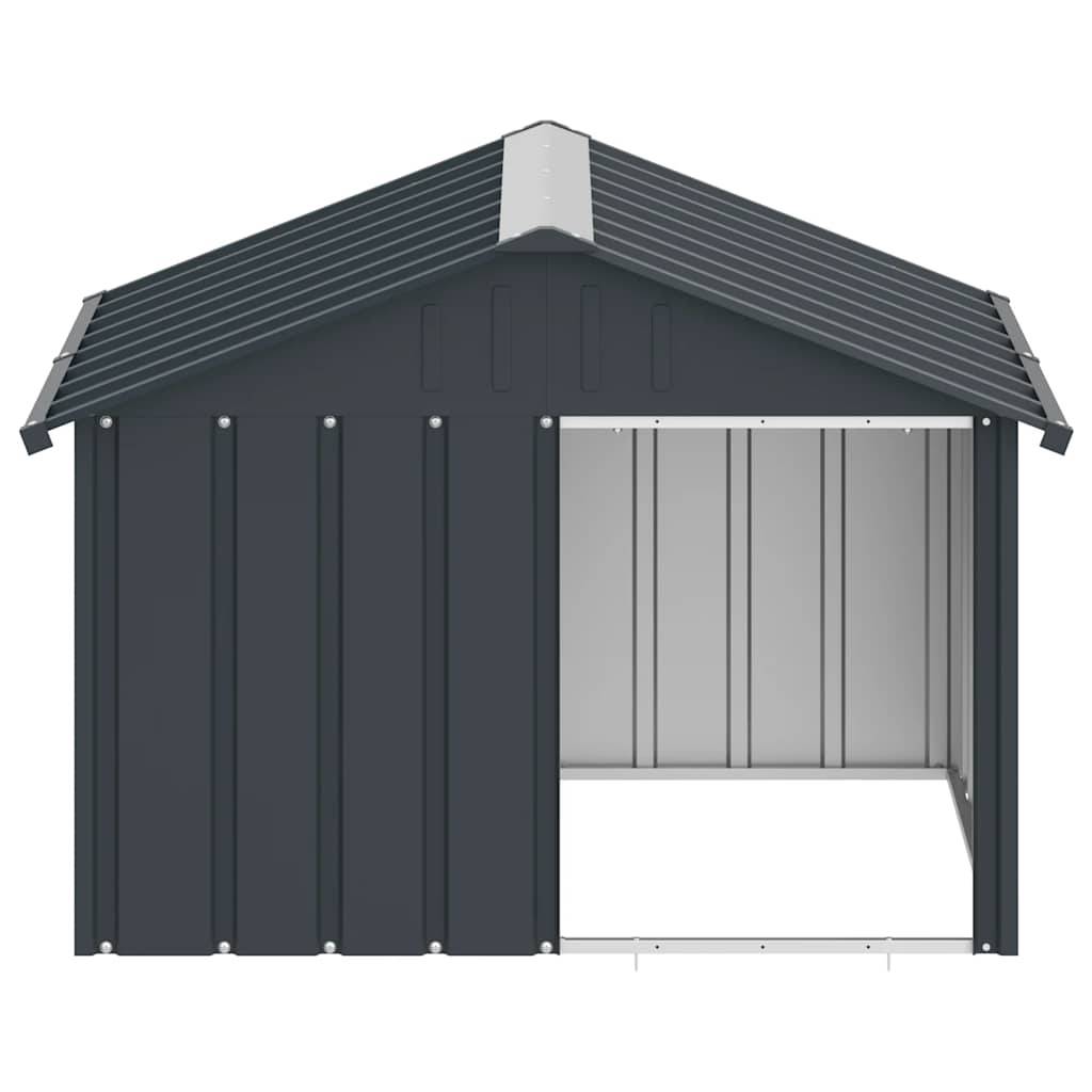 Vidaxl - Niche pour chien Anthracite 116,5x103x81,5 cm Acier galvanisé vidaXL 171540 - Image 6