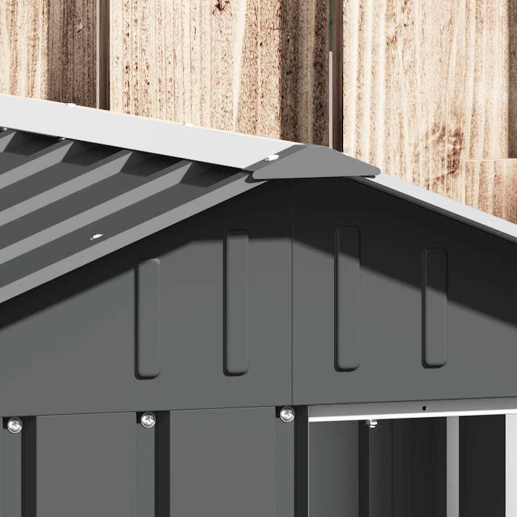 Vidaxl - Niche pour chien Anthracite 116,5x103x81,5 cm Acier galvanisé vidaXL 171540 - Image 5