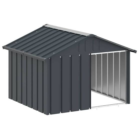 Vidaxl - Niche pour chien Anthracite 116,5x103x81,5 cm Acier galvanisé vidaXL 171540 - Image 2