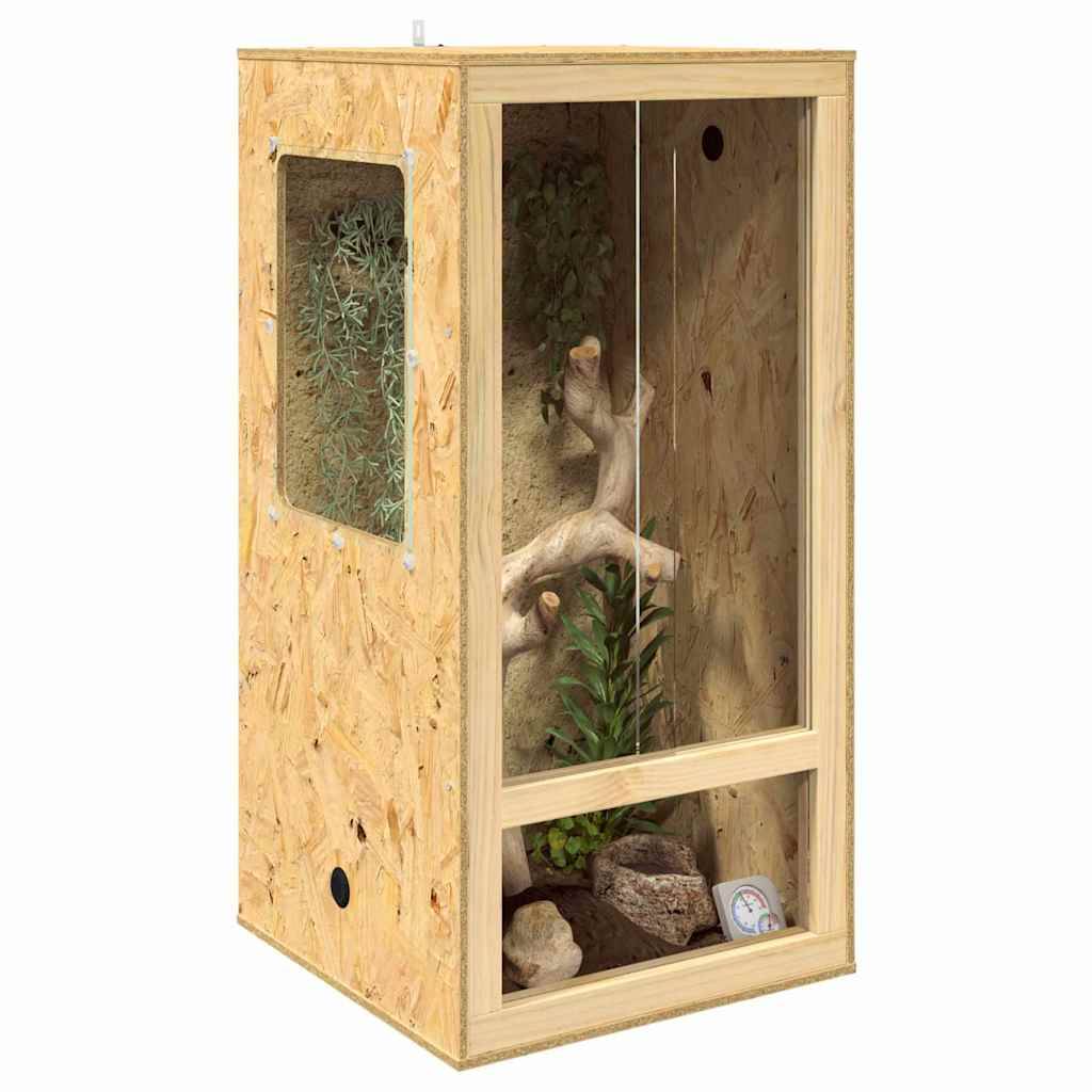 Vidaxl - Terrarium Marron 50 x 50 x 100 cm OSB vidaXL 876734 - Image 4