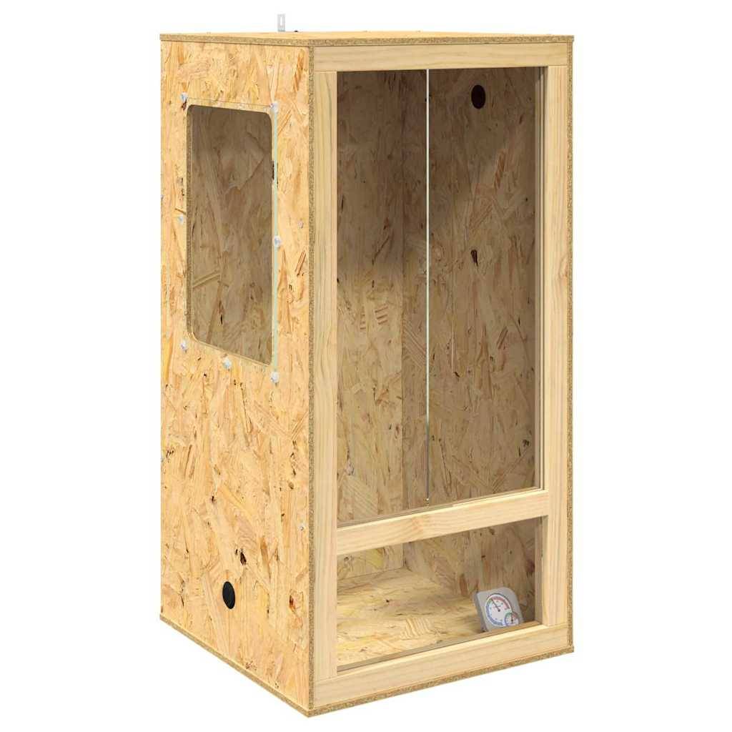 Vidaxl - Terrarium Marron 50 x 50 x 100 cm OSB vidaXL 876734 - Image 2