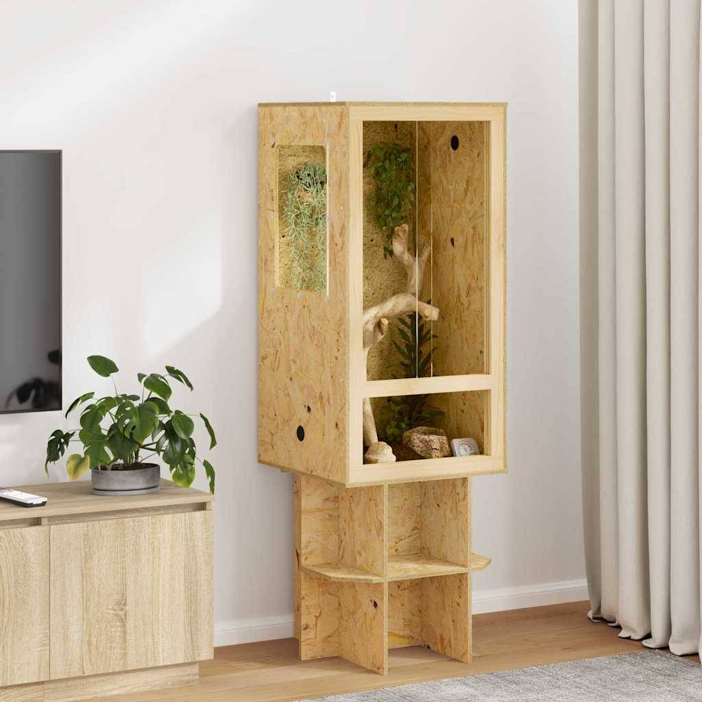 Vidaxl - Terrarium Marron 50 x 50 x 100 cm OSB vidaXL 876734 - Image 1
