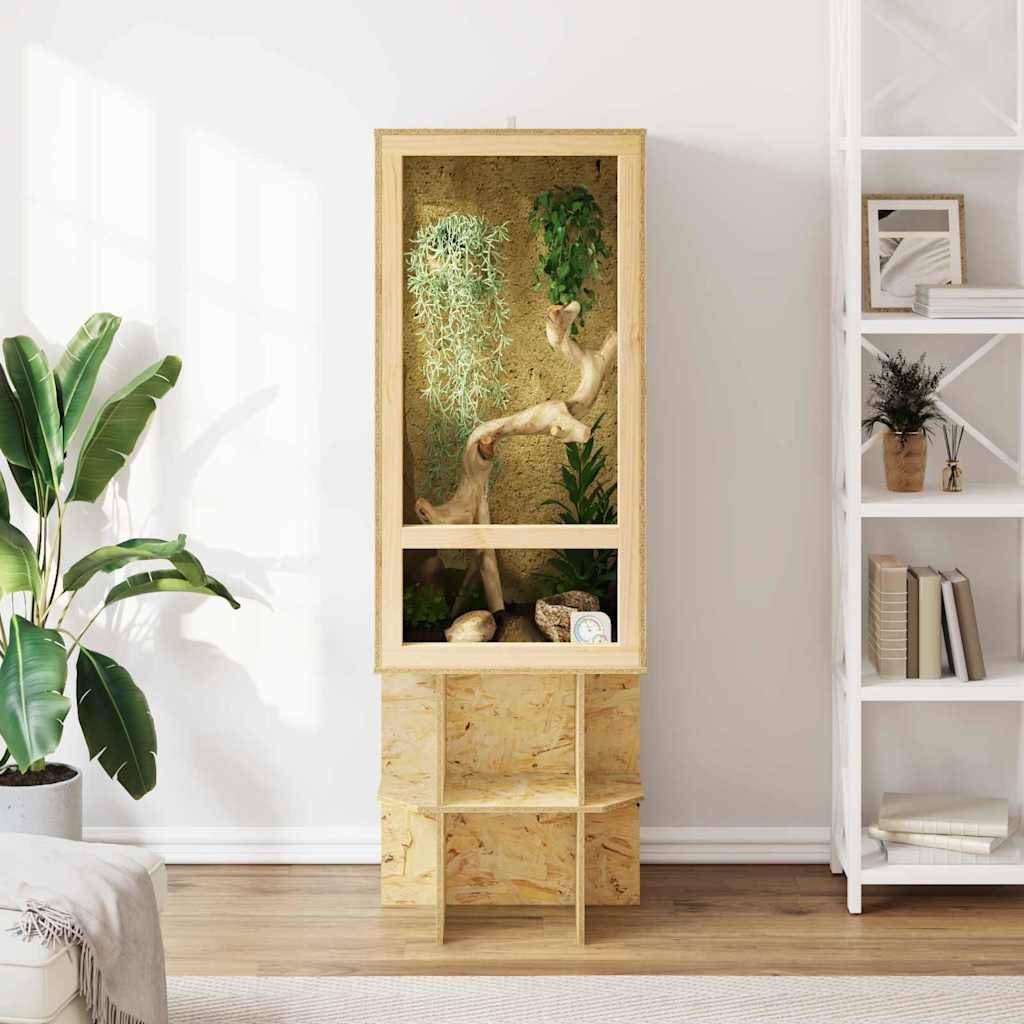Vidaxl - Terrarium Marron 50 x 50 x 100 cm OSB vidaXL 876734 - Image 5