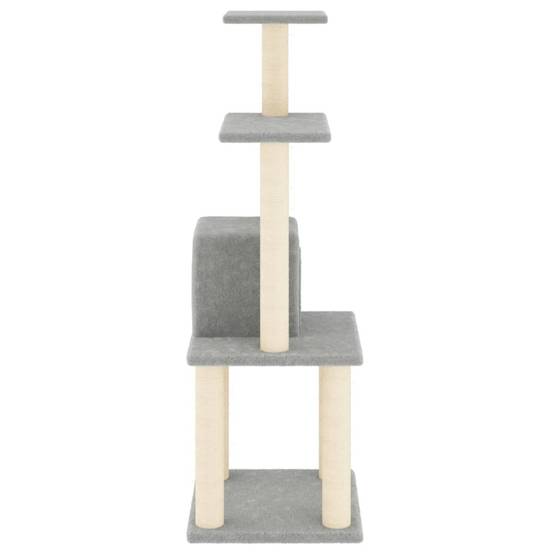 Vidaxl - Arbre à chat avec griffoirs en sisal Gris clair 105 cm vidaXL 171467 - Image 5