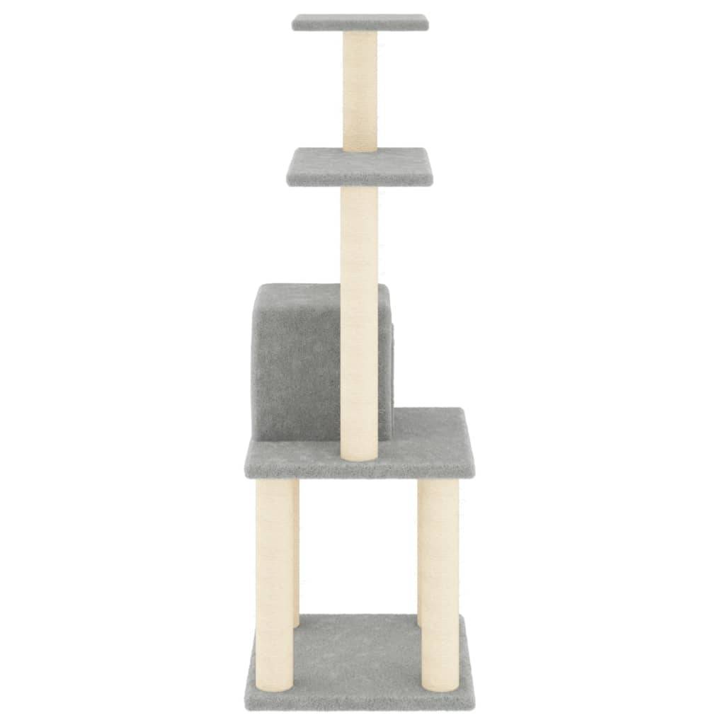 Vidaxl - Arbre à chat avec griffoirs en sisal Gris clair 105 cm vidaXL 171467 - Image 5