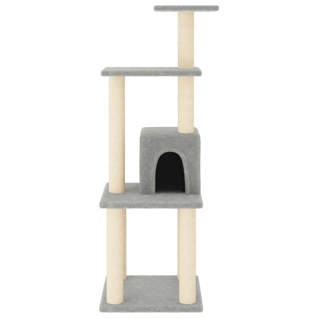 Vidaxl - Arbre à chat avec griffoirs en sisal Gris clair 105 cm vidaXL 171467 - Image 7