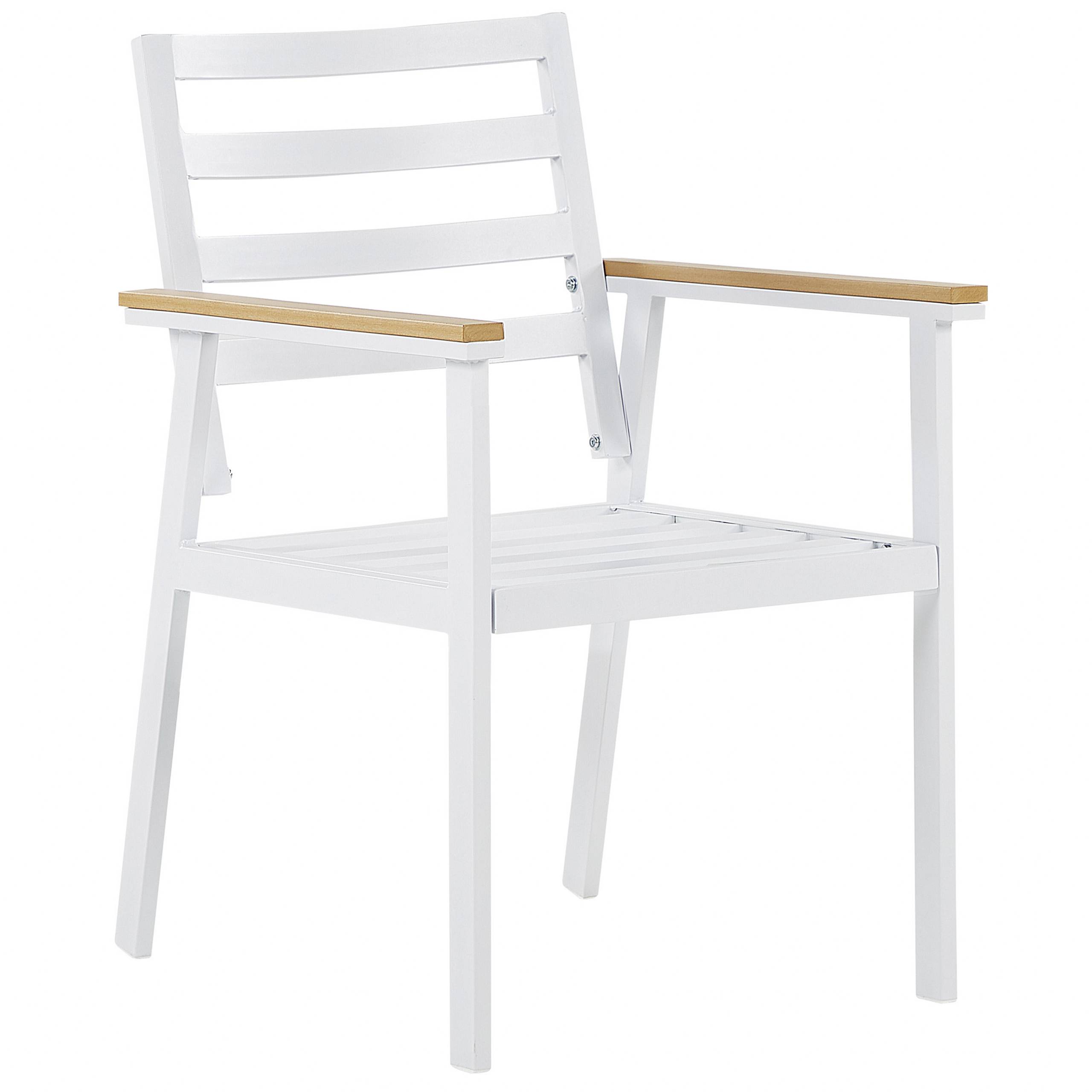 Beliani - Chaise de jardin Aluminium Beige CAVOLI - Beliani - Image 5