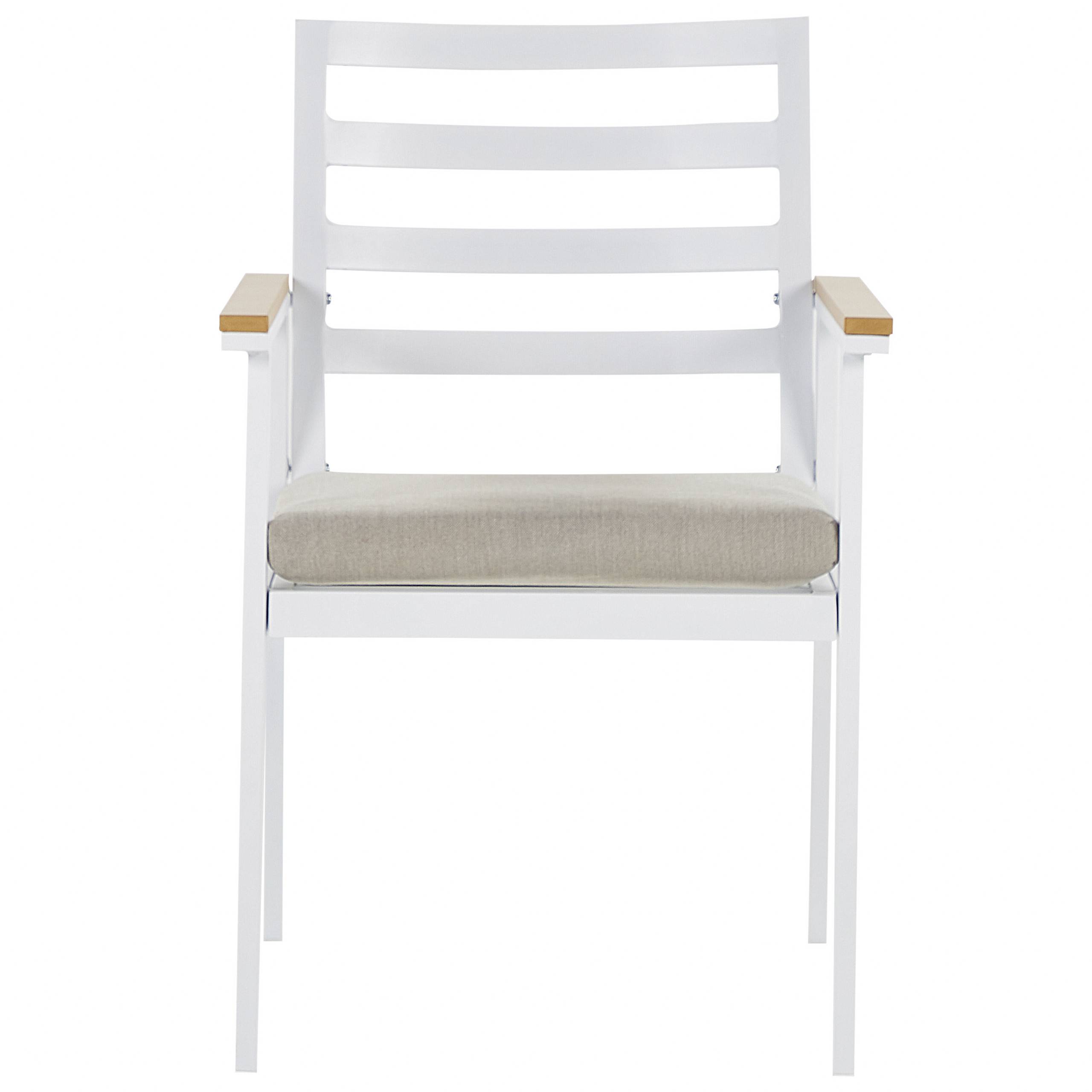 Beliani - Chaise de jardin Aluminium Beige CAVOLI - Beliani - Image 3