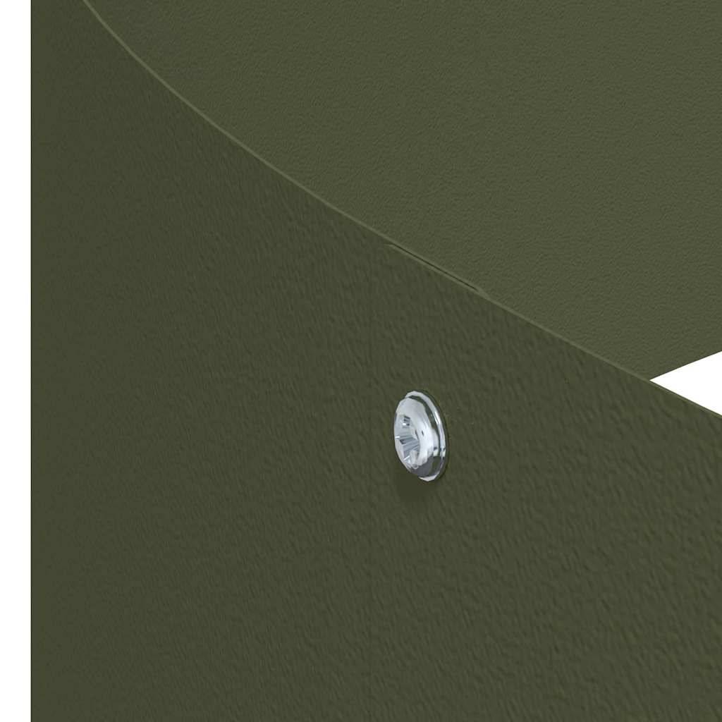 Maison Chic - Cache-pot, Pot De Fleurs Vert olive 90 x 90 x 20 cm Acier g437 - Image 2