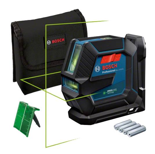 Bosch - Laser lignes vert GLL 2-15 G avec support LB 10 - BOSCH - 0601063W00 - Image 1