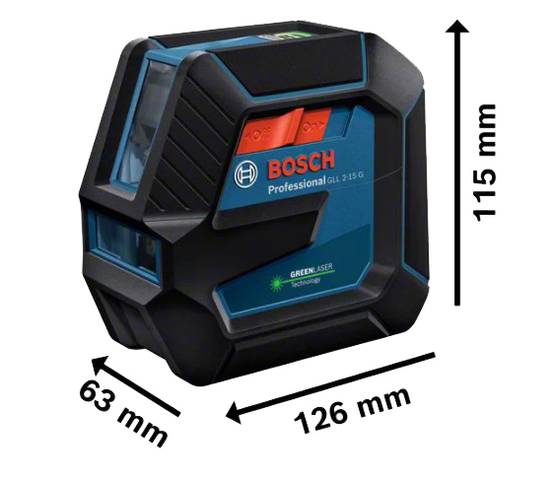Bosch - Laser lignes vert GLL 2-15 G avec support LB 10 - BOSCH - 0601063W00 - Image 3