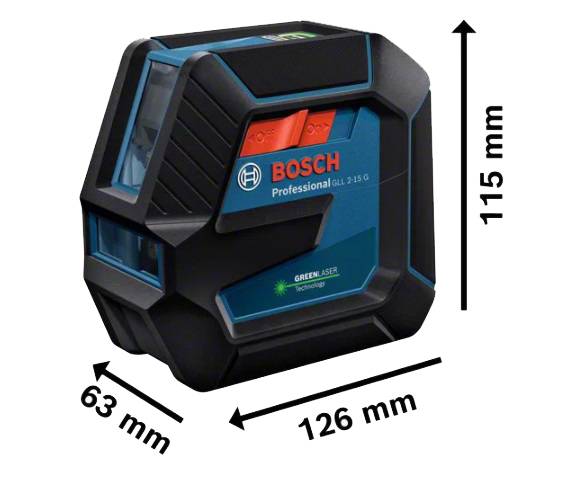 Bosch - Laser lignes vert GLL 2-15 G avec support LB 10 - BOSCH - 0601063W00 - Image 3