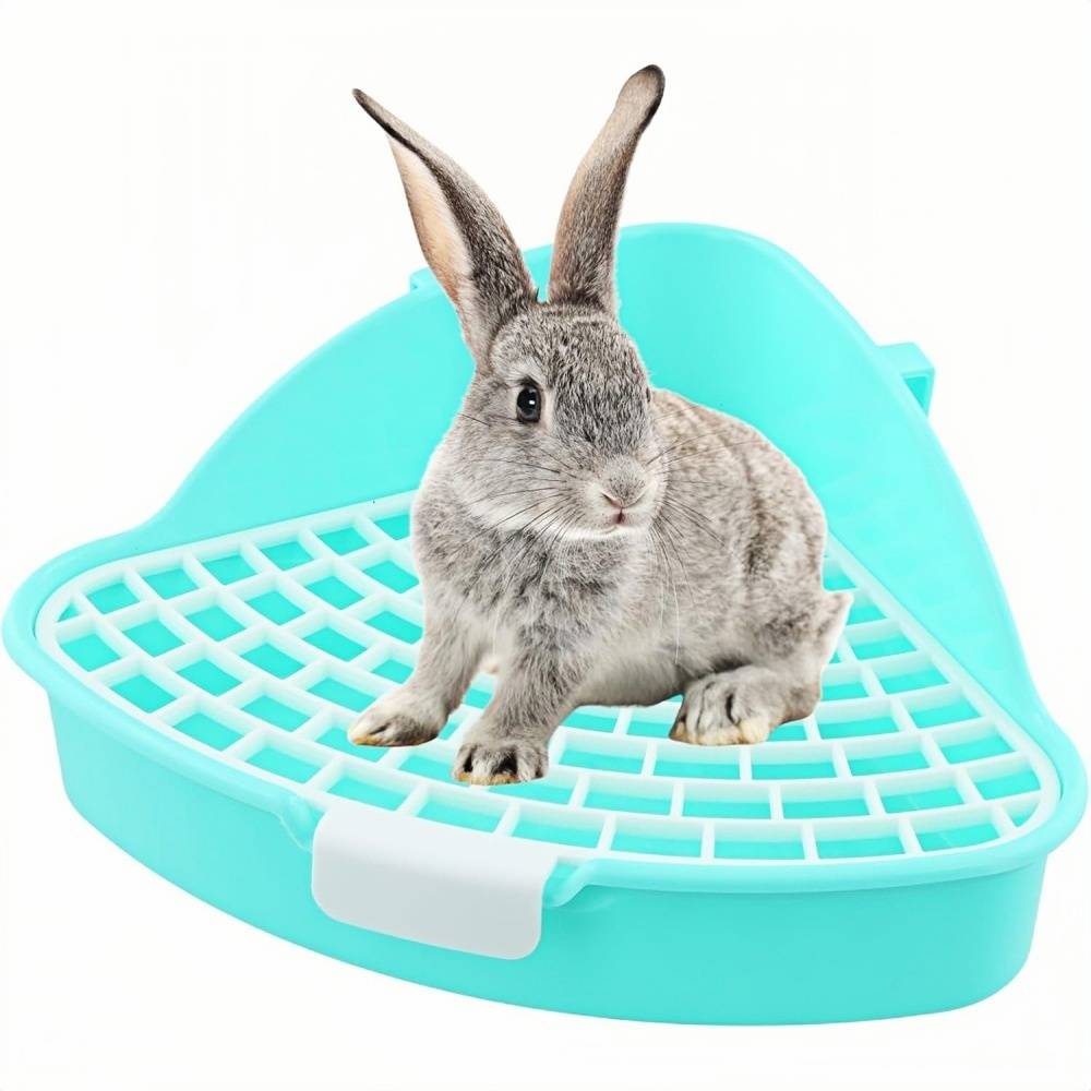 DtopbuyAge - Bac à litière pour lapin, cochon d'Inde, hamster et chinchilla DtopbuyAge - Image 1