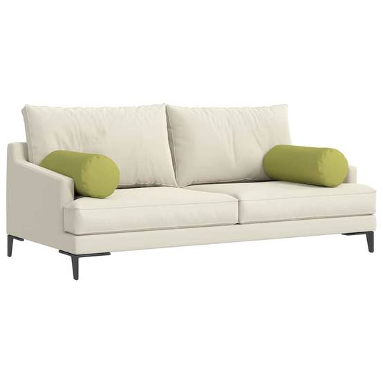 ComfortXL - Lot de 2 Coussins Polochons Géants Tissu Doux Housse Lavable pour Chambre et Salon Vert Clair 25x70 cm – ComfortXL Outdoor Living - Image 3