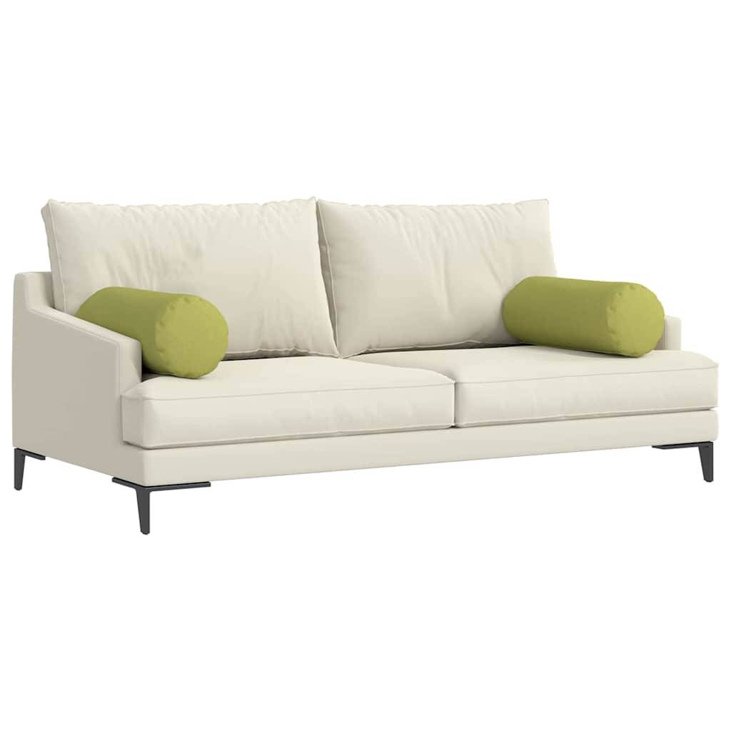 ComfortXL - Lot de 2 Coussins Polochons Géants Tissu Doux Housse Lavable pour Chambre et Salon Vert Clair 25x70 cm – ComfortXL Outdoor Living - Image 3