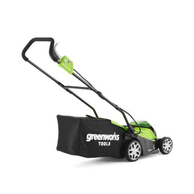 Greenworks - Tondeuse à gazon poussée 35cm 40V GREENWORKS - 2 Batteries 2,0Ah - Chargeur - G40LM35K2X - Image 3