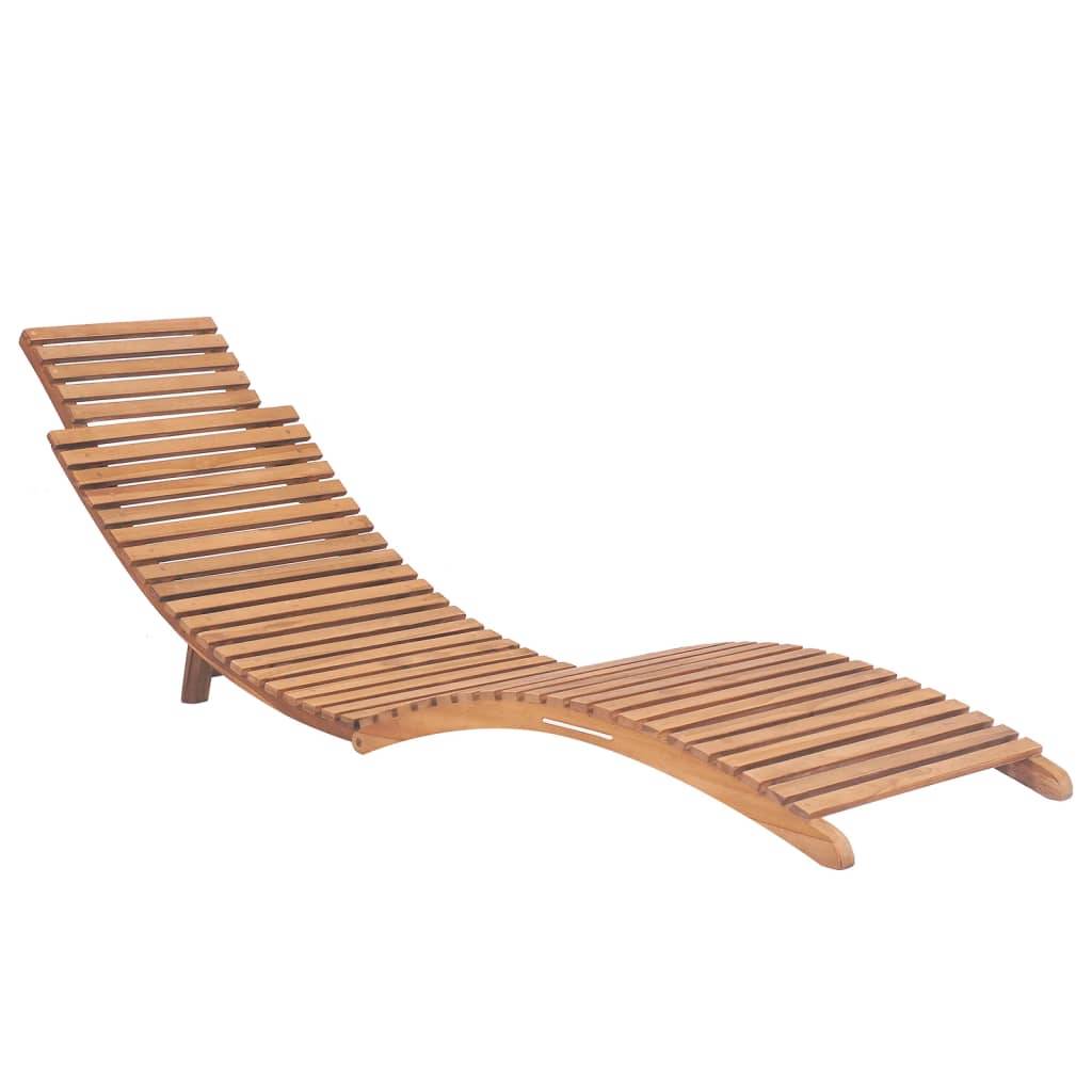 Helloshop26 - Lot de 2 transats chaise longue bain de soleil lit de jardin terrasse meuble d'extérieur avec coussins bois massif de teck - Image 4