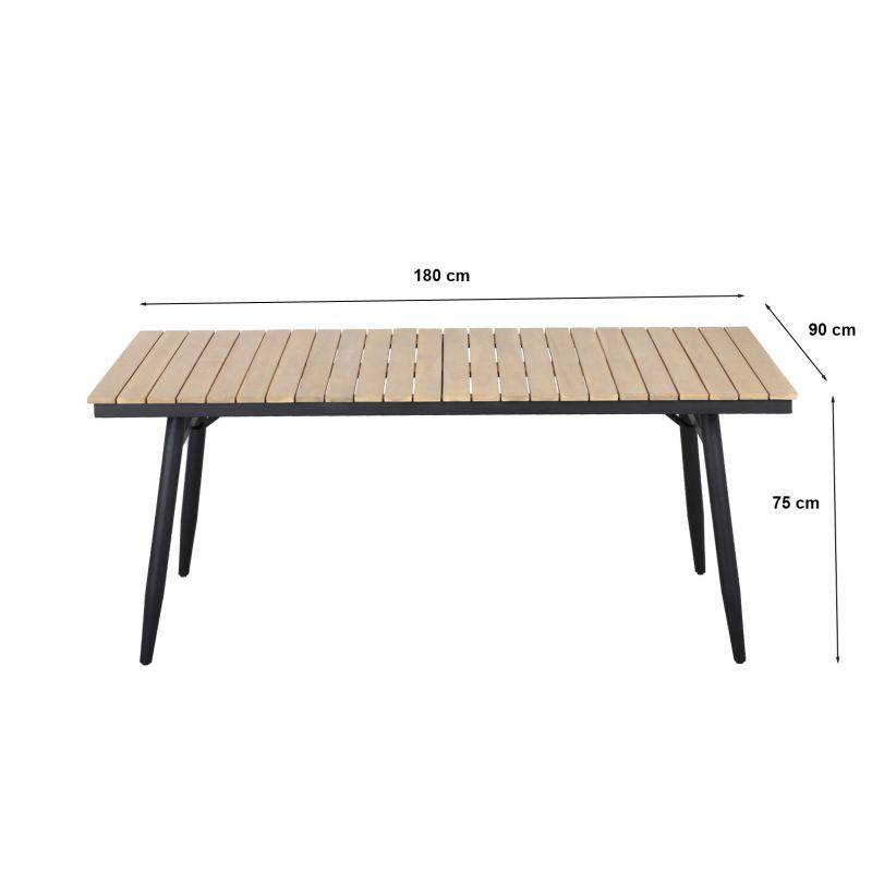 Beau Rivage - Table de jardin ALBA en bois d'acacia FSC 180 cm Beau Rivage - Image 3