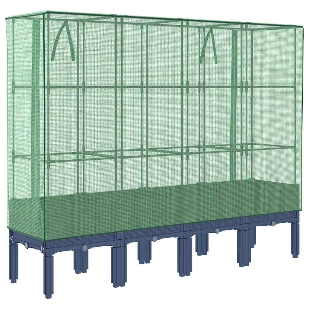 Vidaxl - Jardinière surélevée avec housse aspect rotin 160x40x140 cm vidaXL 4015835 - Image 7