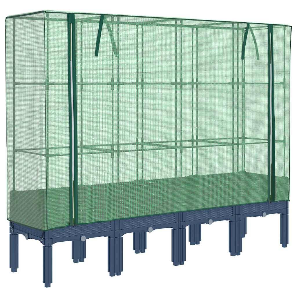 Vidaxl - Jardinière surélevée avec housse aspect rotin 160x40x140 cm vidaXL 4015835 - Image 2