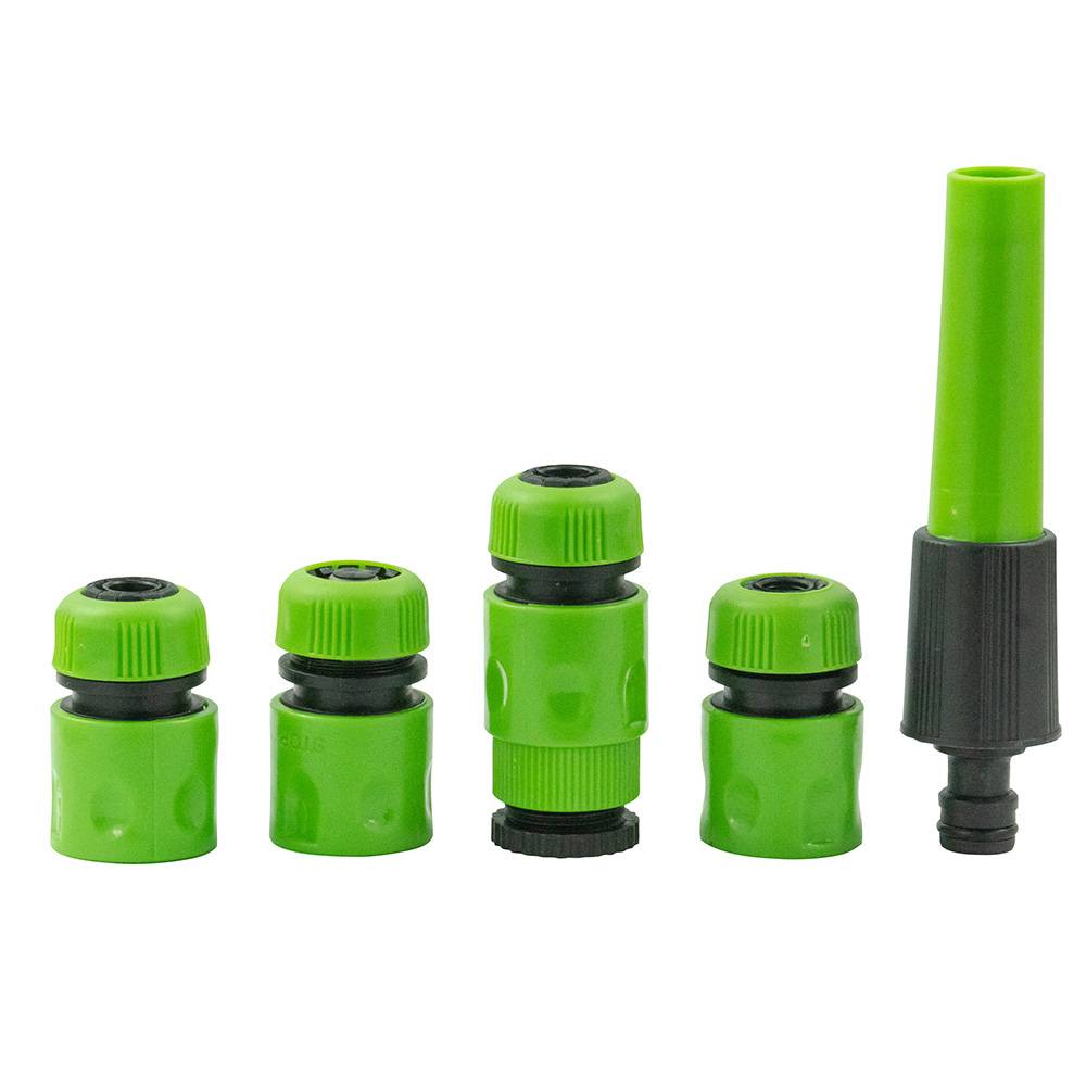 Tuyau d'arrosage avec enrouleur 15 M et accessoires - Image 4