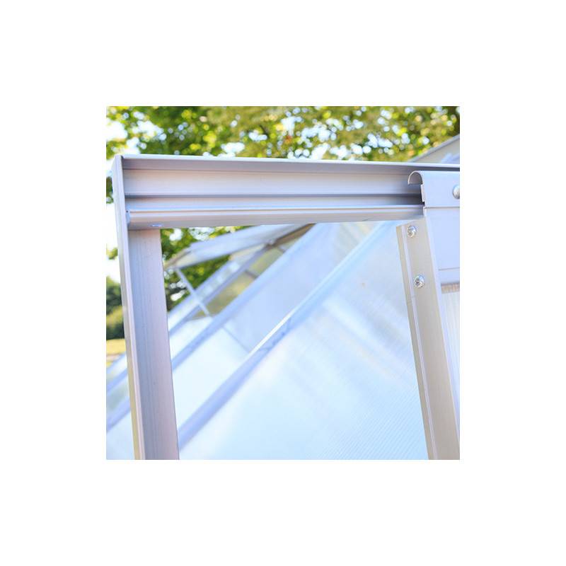 Serre Jardin Polycarbonate "diamant 86" + Base - 4,75m² -habitat Et Jardin - Image 7