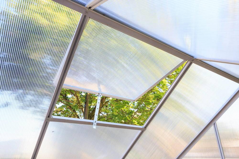 Serre Jardin Polycarbonate "diamant 86" + Base - 4,75m² -habitat Et Jardin - Image 3
