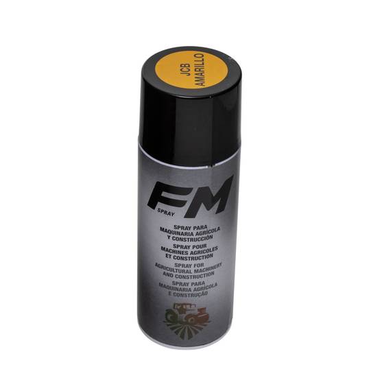 Peinture spray jaune jcb 400ml - Image 2