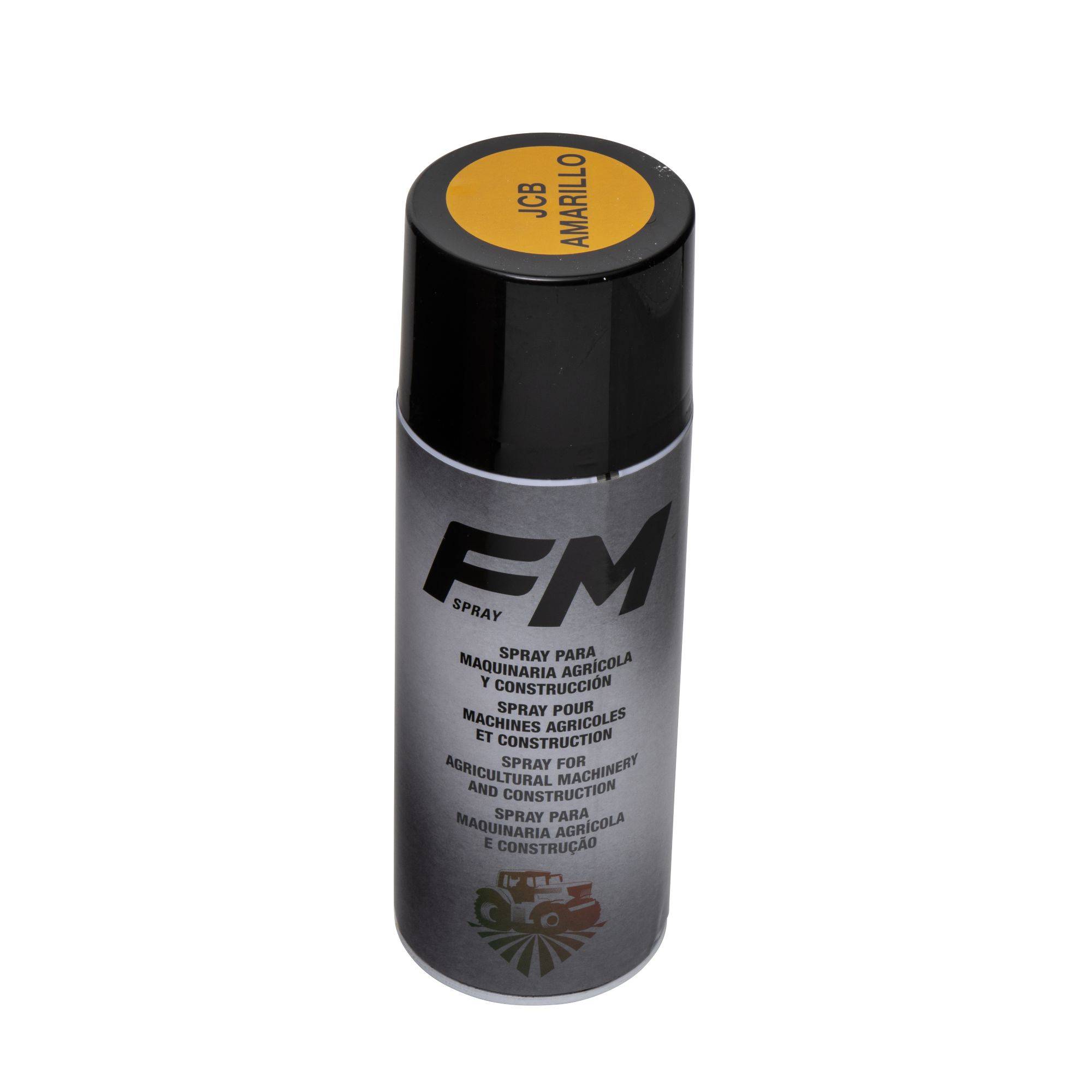 Peinture spray jaune jcb 400ml - Image 2