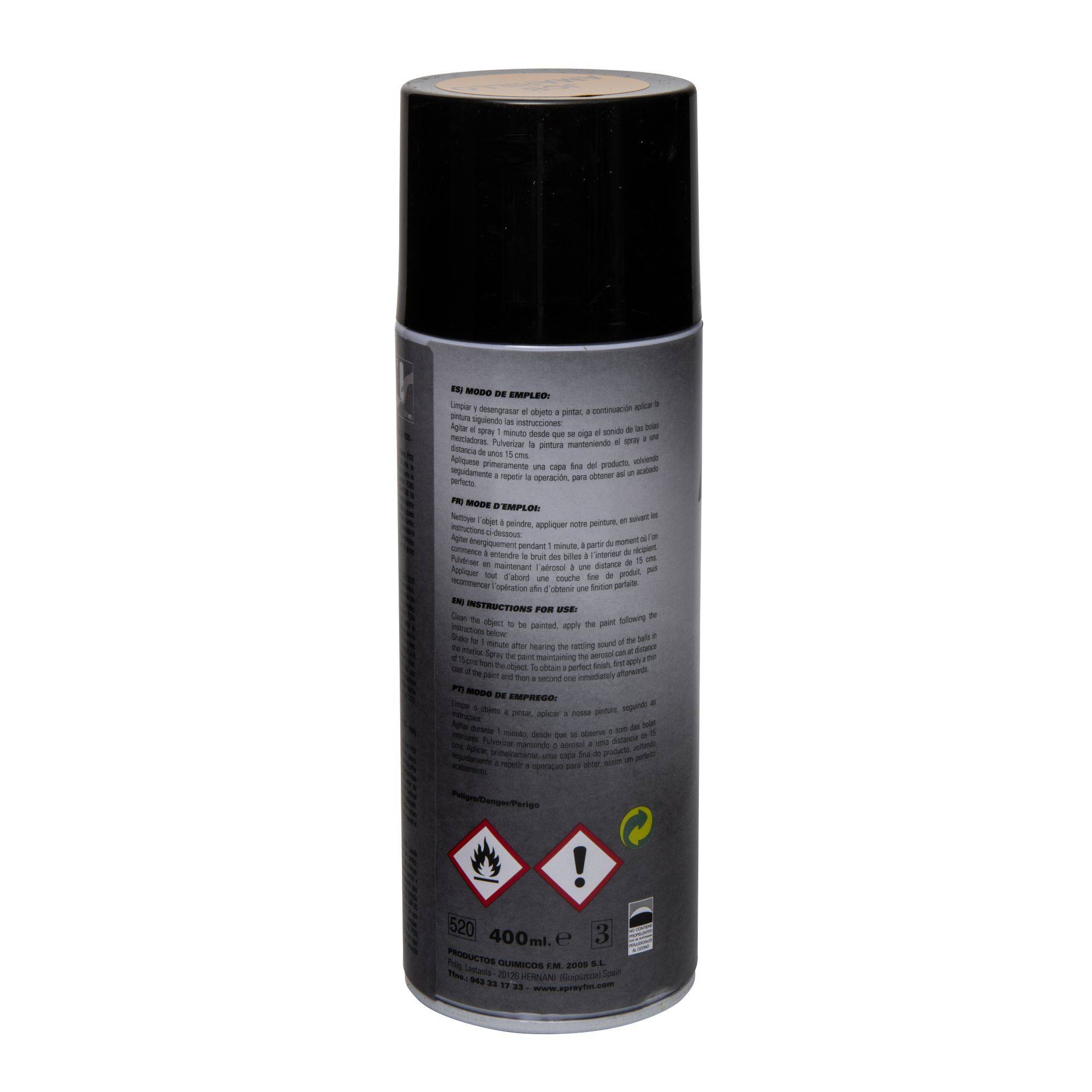 Peinture spray jaune jcb 400ml - Image 4