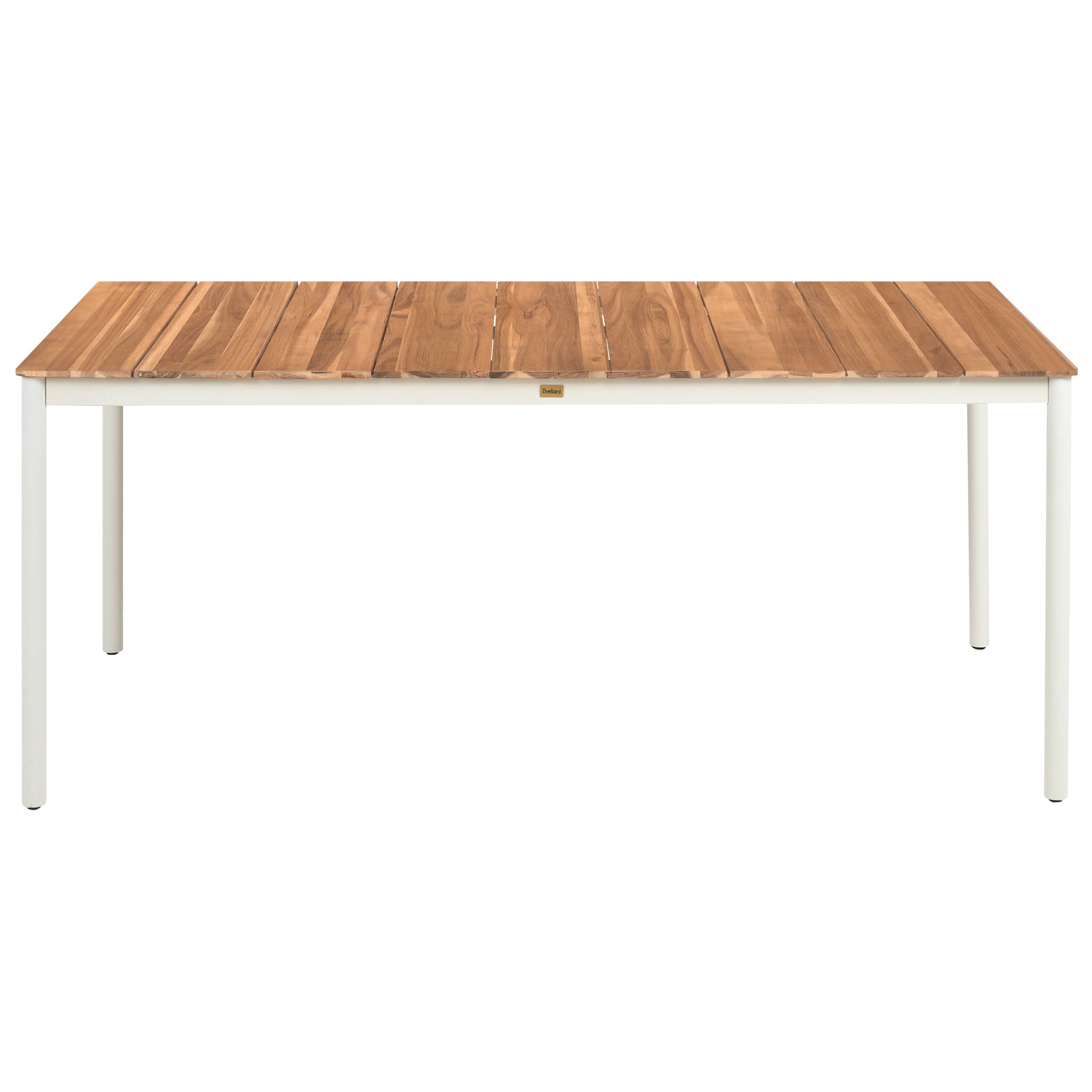 Beliani - Table de repas, 6 Personnes Acacia Marron GIOVINAZZO - Beliani - Image 4