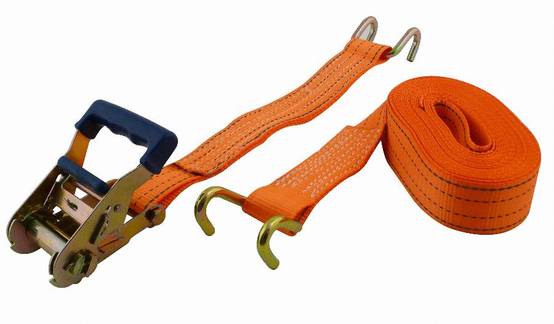 Sangle à cliquet + crochet poids lourd VISO - Larg.50mm - long.8m - SPL801