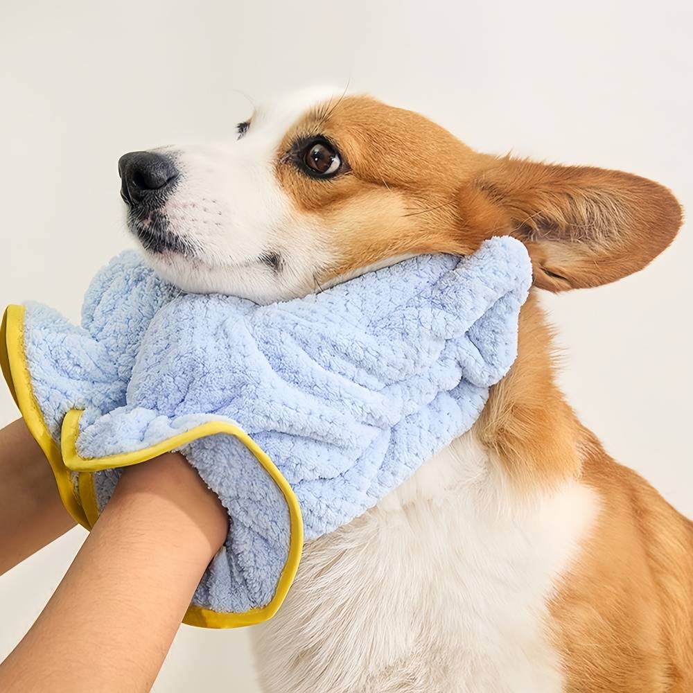 IntiMeg - Gants de Bain pour Animaux de Compagnie Rose IntiMeg - Image 4