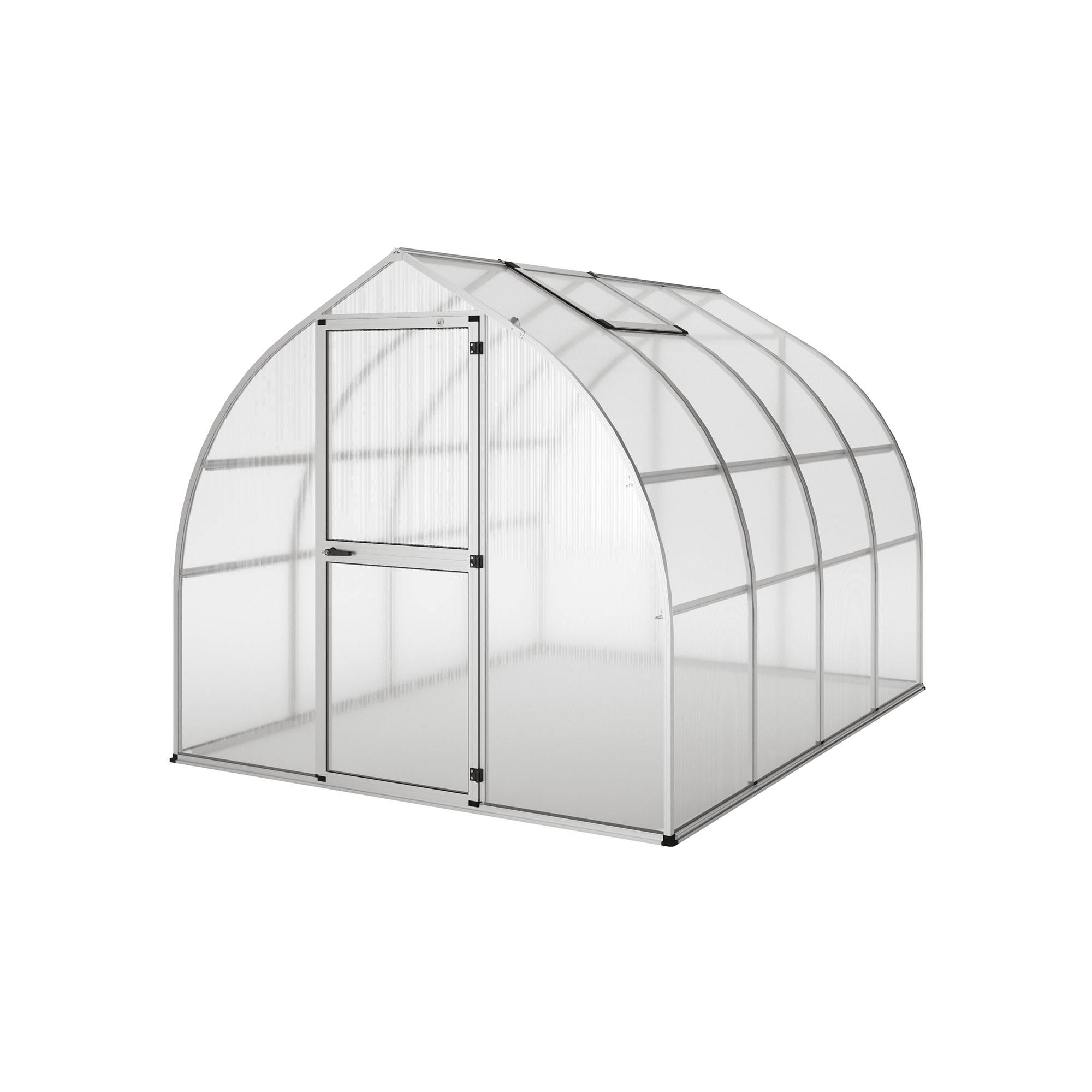 Serre de jardin 6,81m² Rhodo IV, aluminium et polycarbonate . KGT - Image 1