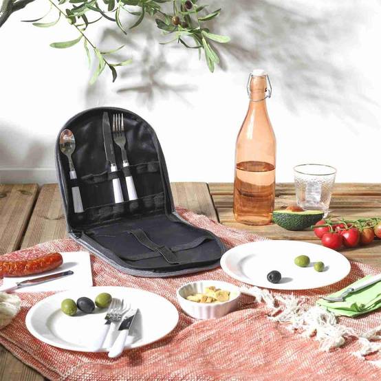 Cook Concept - Accessoires à pique-nique pour 2 personnes Déjeuner sur l'herbe - Image 2