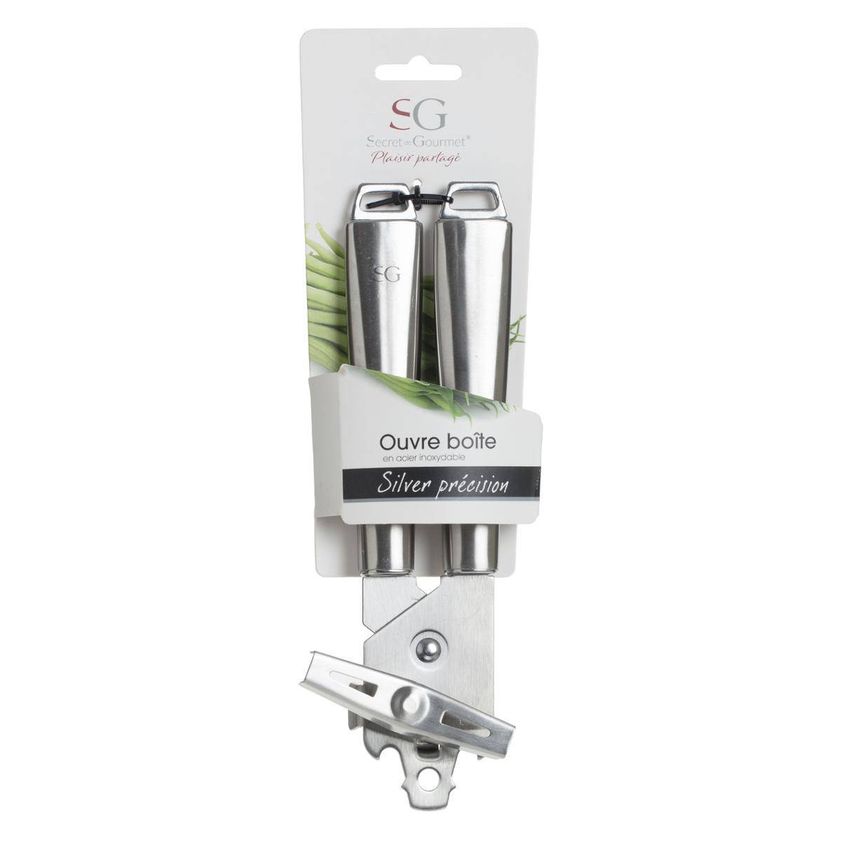 Ouvre-boîte "Silver Précision" en inox - 5five - Image 2