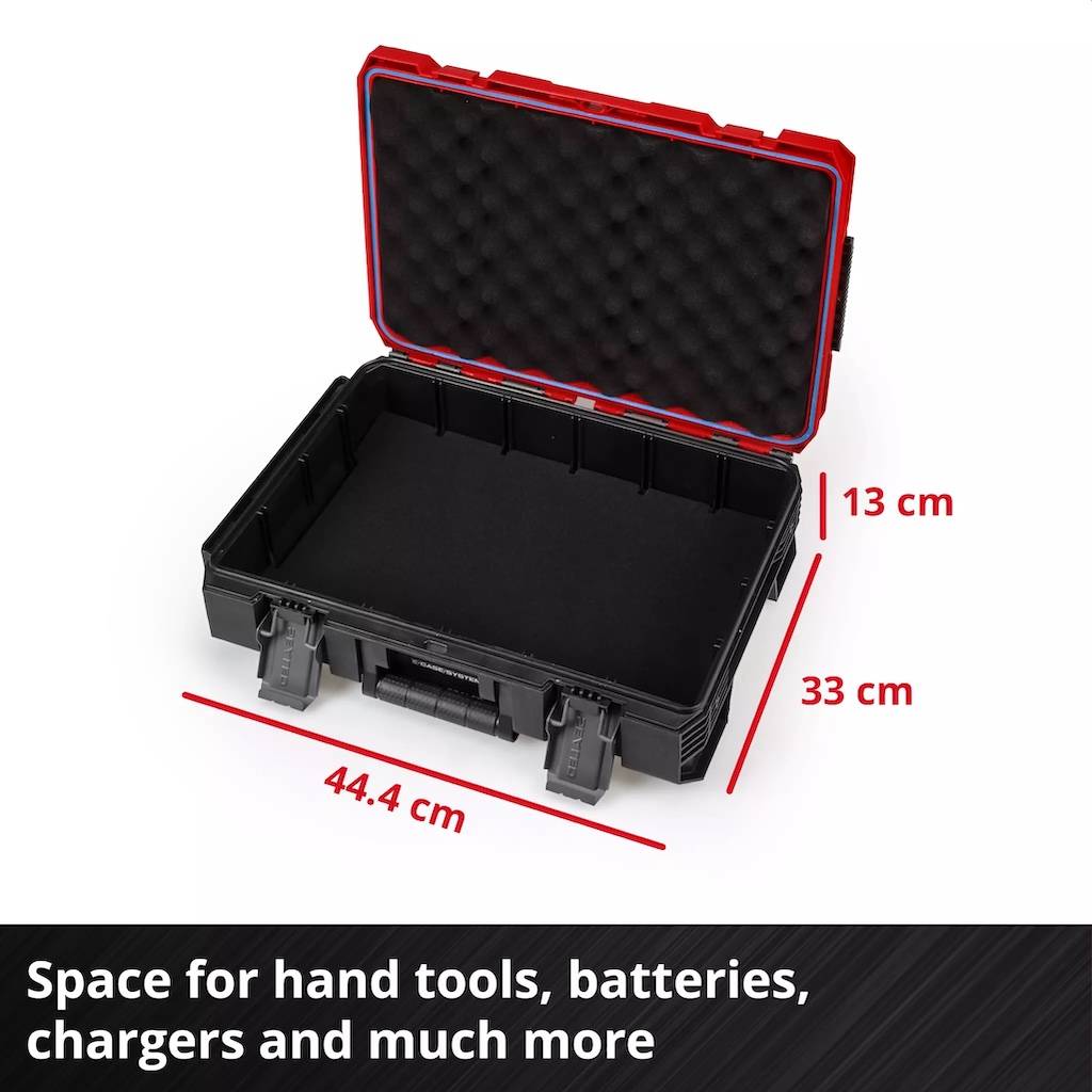 Einhell - Coffret de transport étanche compact E-Case S-F - IP65 - mousse de protection - 90 kg - Image 4